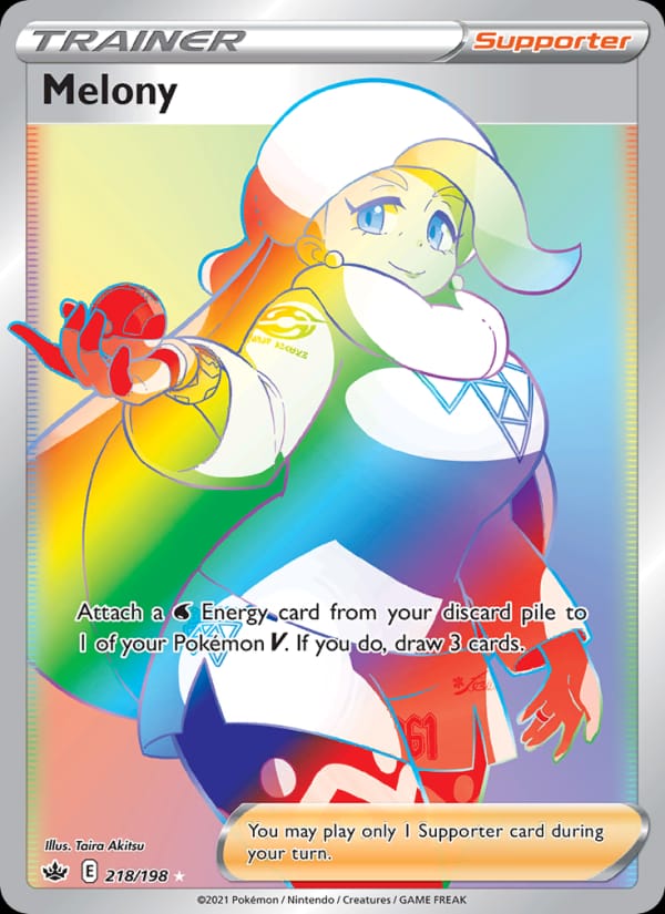 Melony 218/198 Chilling Reign Pokémon card