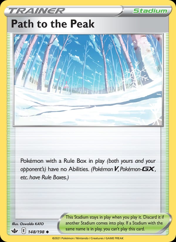 Path to the Peak 148/198 Chilling Reign Pokémon card