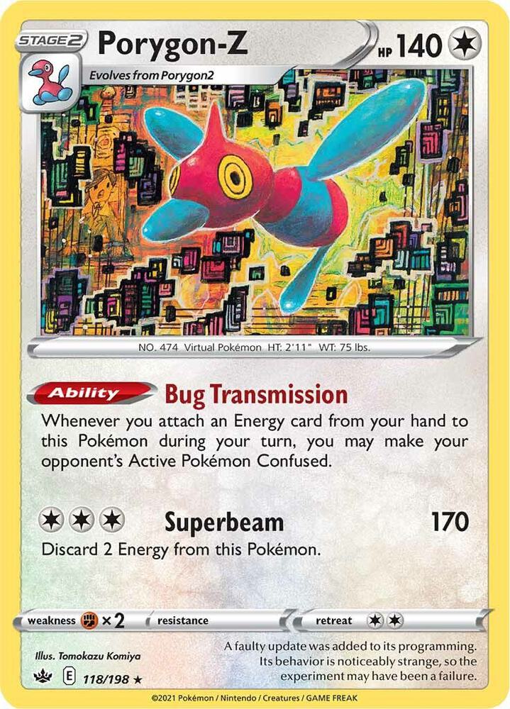 Porygon-Z 118/198 Chilling Reign Pokémon card