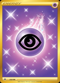 Psychic Energy 232/198 Secret Rare – Chilling Reign Pokémon card