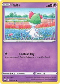 Ralts 059/198 Common – Chilling Reign Pokémon card