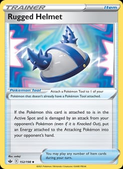 Rugged Helmet 152/198 Uncommon – Chilling Reign Pokémon card