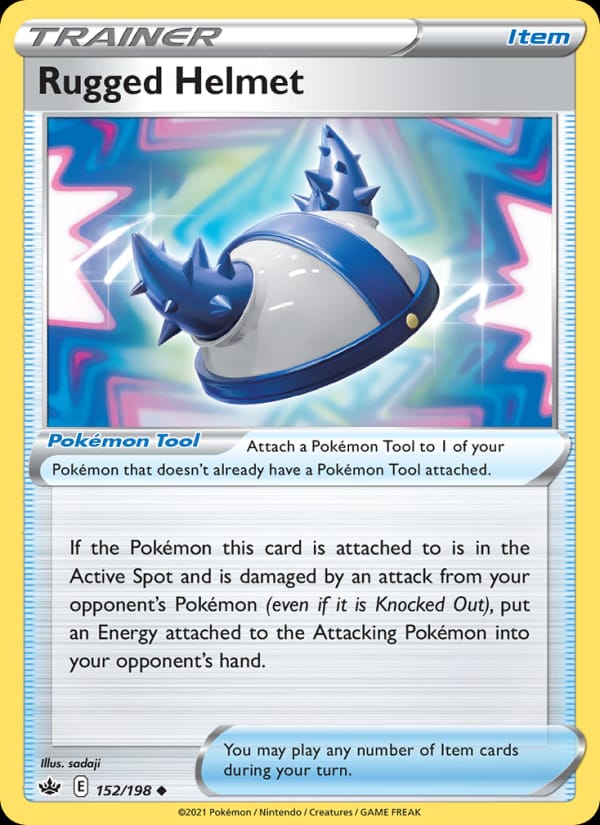 Rugged Helmet 152/198 Chilling Reign Pokémon card