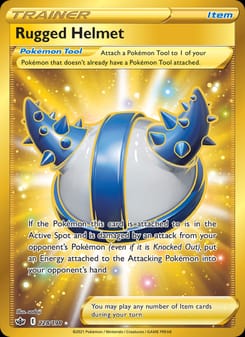 Rugged Helmet 228/198 Secret Rare – Chilling Reign Pokémon card