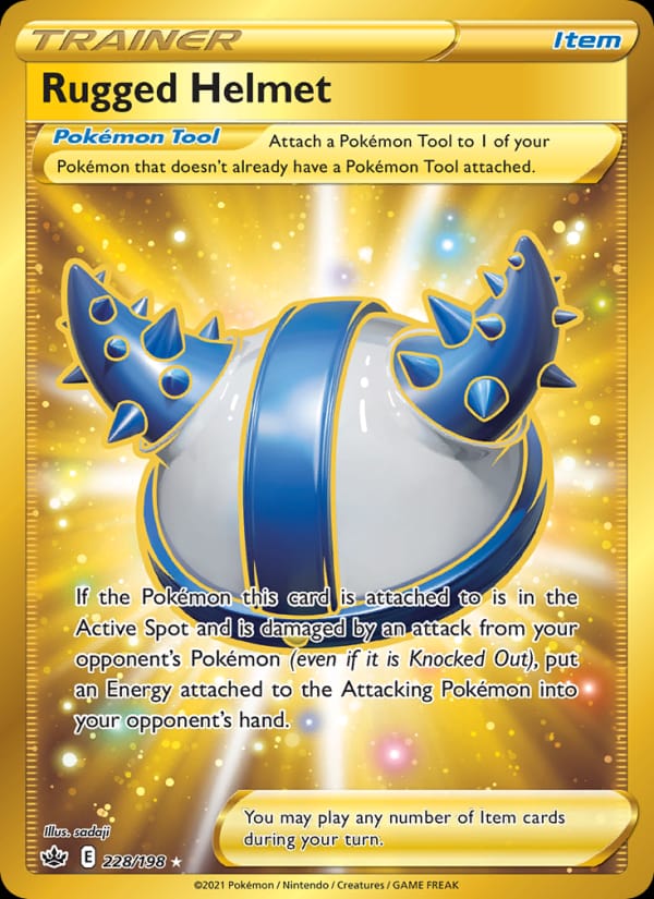Rugged Helmet 228/198 Chilling Reign Pokémon card