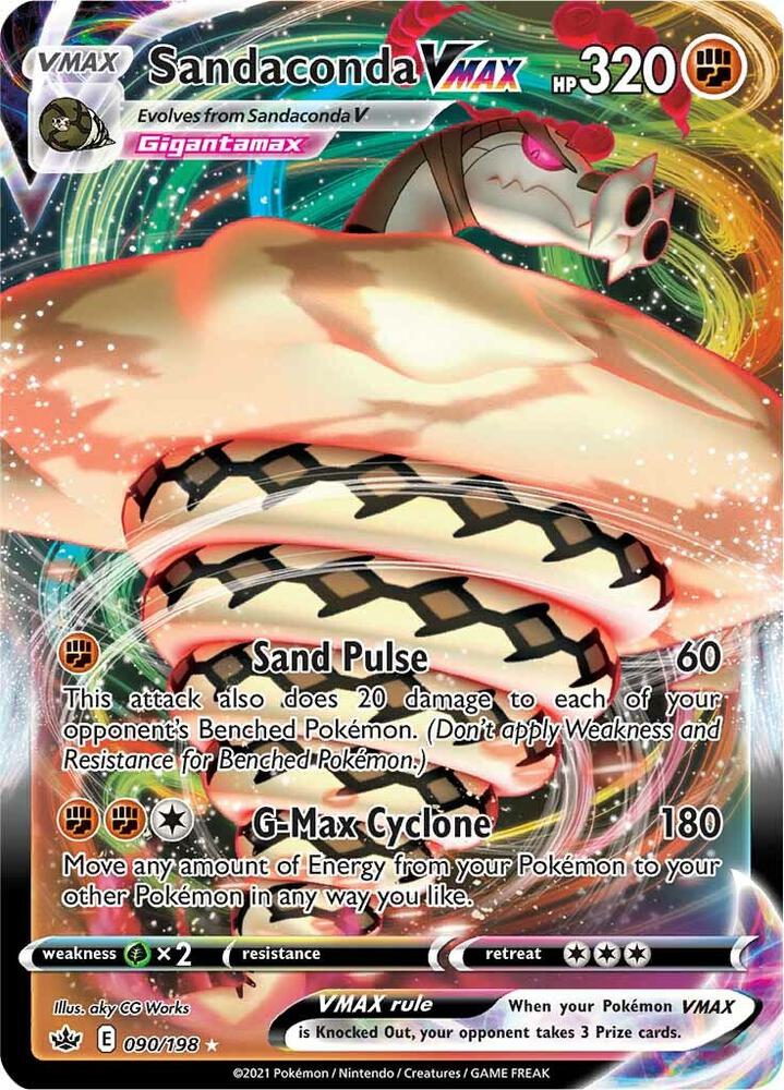 Sandaconda VMAX 090/198 Chilling Reign Pokémon card