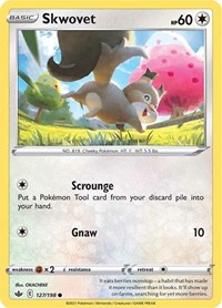 Skwovet 127/198 Common – Chilling Reign Pokémon card