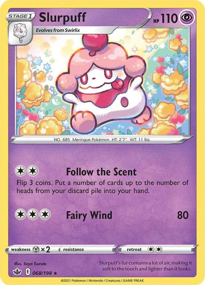 Slurpuff 068/198 Chilling Reign Pokémon card