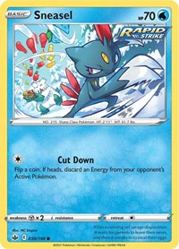 Sneasel 030/198 Common – Chilling Reign Pokémon card
