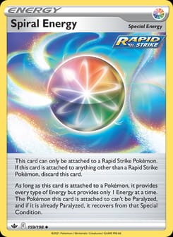 Spiral Energy 159/198 Uncommon – Chilling Reign Pokémon card