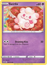 Swirlix 067/198 Common – Chilling Reign Pokémon card