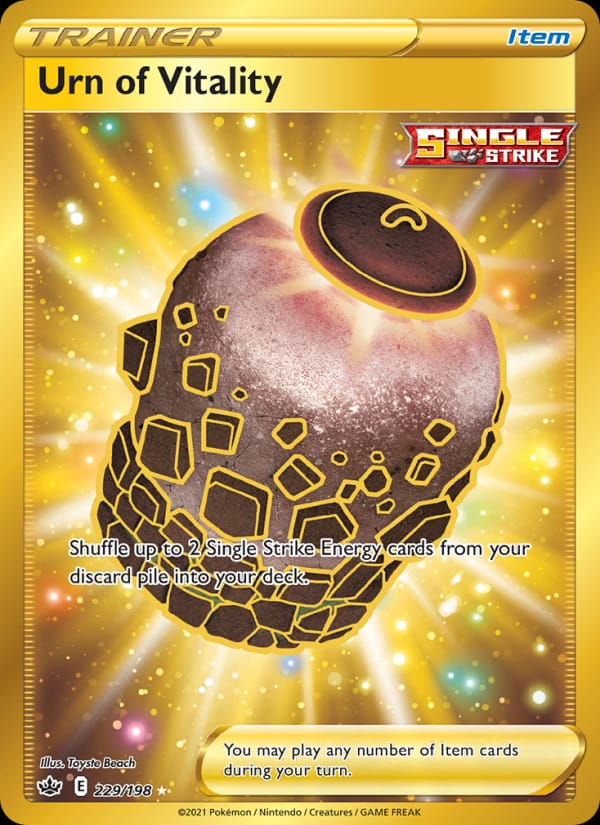 Urn of Vitality 229/198 Chilling Reign Pokémon card