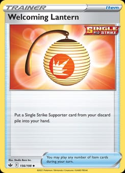Welcoming Lantern 156/198 Uncommon – Chilling Reign Pokémon card