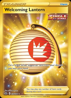 Welcoming Lantern 230/198 Secret Rare – Chilling Reign Pokémon card