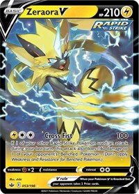 Zeraora V 053/198 Ultra Rare – Chilling Reign Pokémon card
