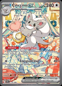 Cinccino ex 119/086 Special Illustration Rare – Chaos Rising Pokémon card