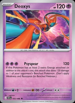 Deoxys 032/086 Uncommon – Chaos Rising Pokémon card