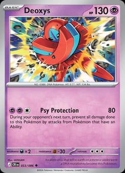 Deoxys 033/086 Uncommon – Chaos Rising Pokémon card