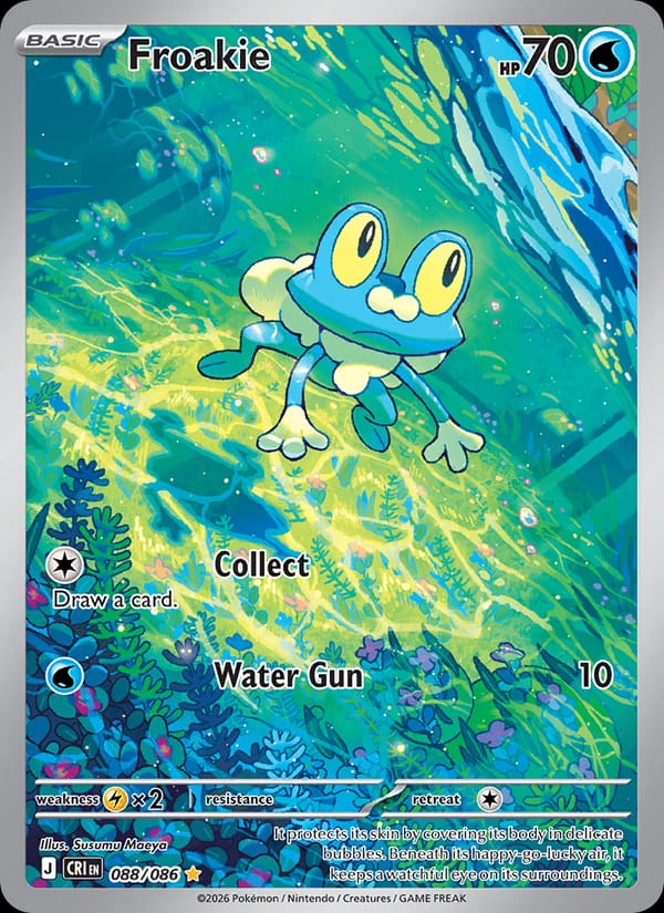 Froakie 088/086 Chaos Rising Pokémon card