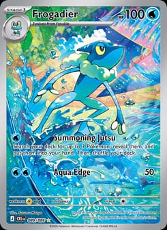 Frogadier 089/086 Illustration Rare – Chaos Rising Pokémon card
