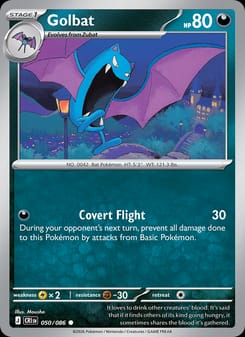 Golbat 050/086 Common – Chaos Rising Pokémon card