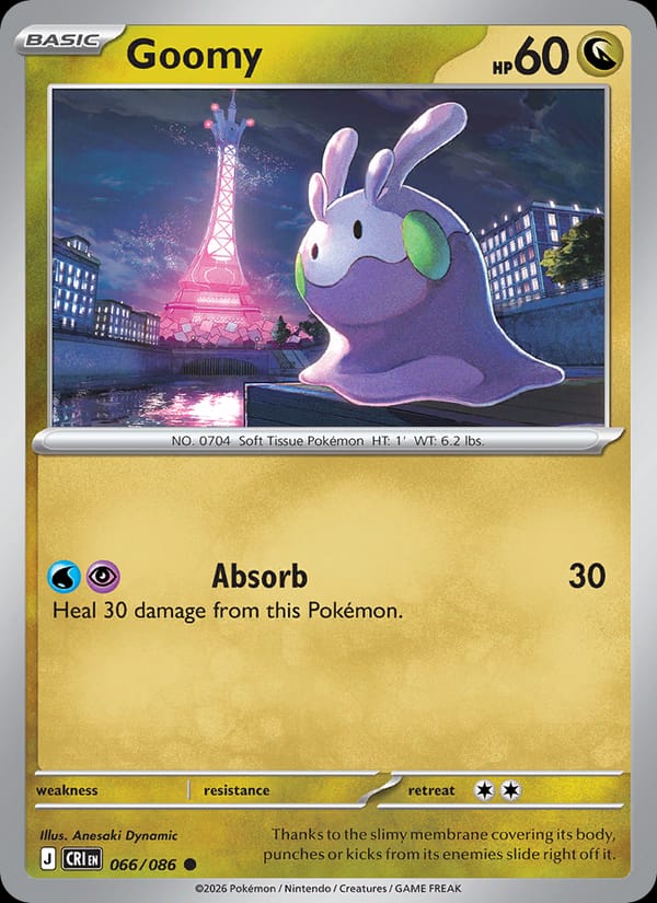 Goomy 066/086 Chaos Rising Pokémon card