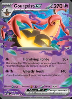 Gourgeist ex 041/086 Double Rare – Chaos Rising Pokémon card