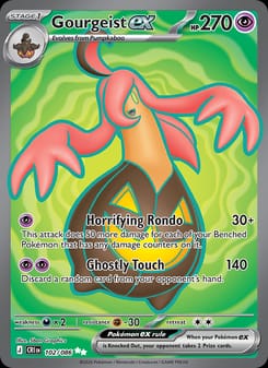 Gourgeist ex 102/086 Ultra Rare – Chaos Rising Pokémon card