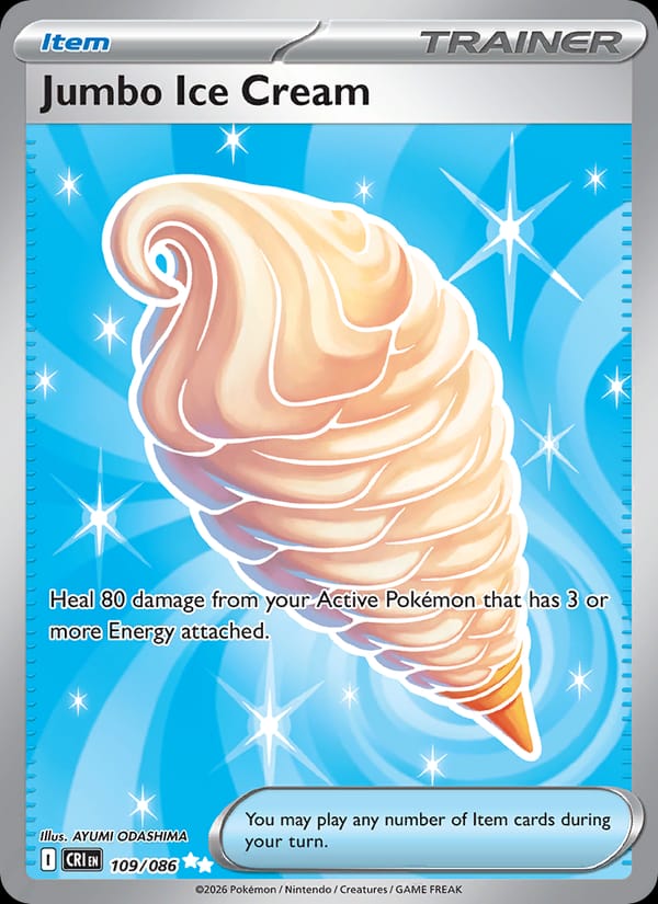 Jumbo Ice Cream 109/086 Chaos Rising Pokémon card