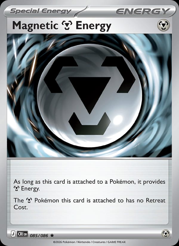 Magnetic Metal Energy 085/086 Chaos Rising Pokémon card