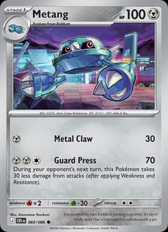Metang 060/086 Common – Chaos Rising Pokémon card