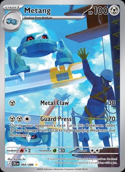 Metang 094/086 Illustration Rare – Chaos Rising Pokémon card