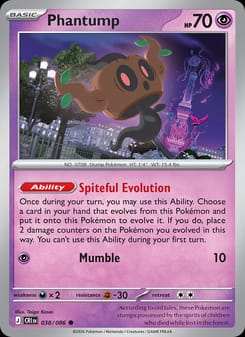Phantump 038/086 Common – Chaos Rising Pokémon card