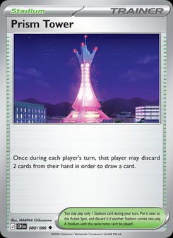 Prism Tower 080/086 Uncommon – Chaos Rising Pokémon card