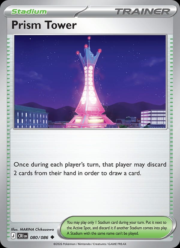 Prism Tower 080/086 Chaos Rising Pokémon card