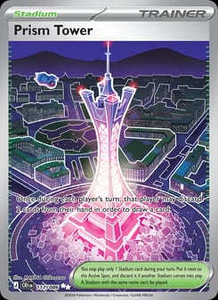 Prism Tower 111/086 Ultra Rare – Chaos Rising Pokémon card