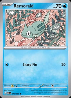Remoraid 016/086 Common – Chaos Rising Pokémon card