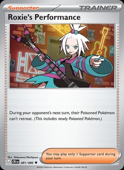Roxie's Performance 081/086 Uncommon – Chaos Rising Pokémon card