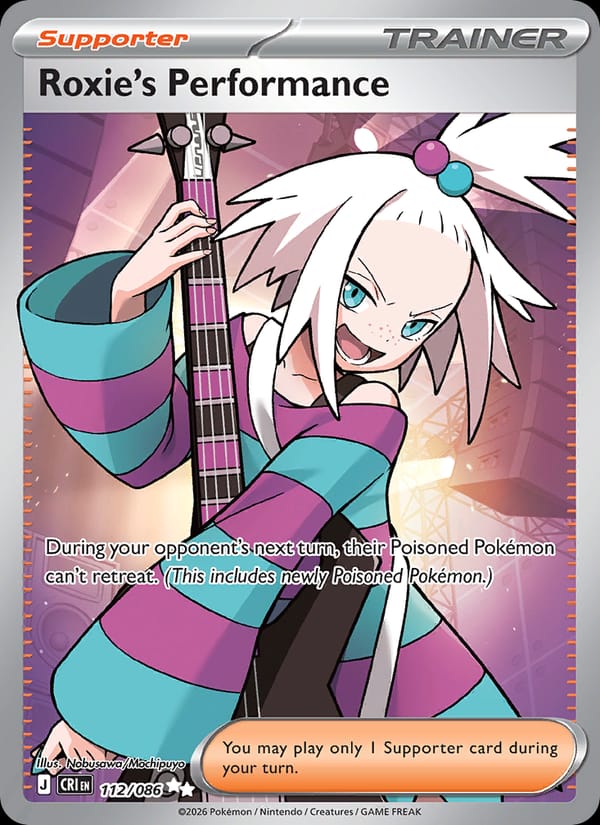 Roxie's Performance 112/086 Chaos Rising Pokémon card