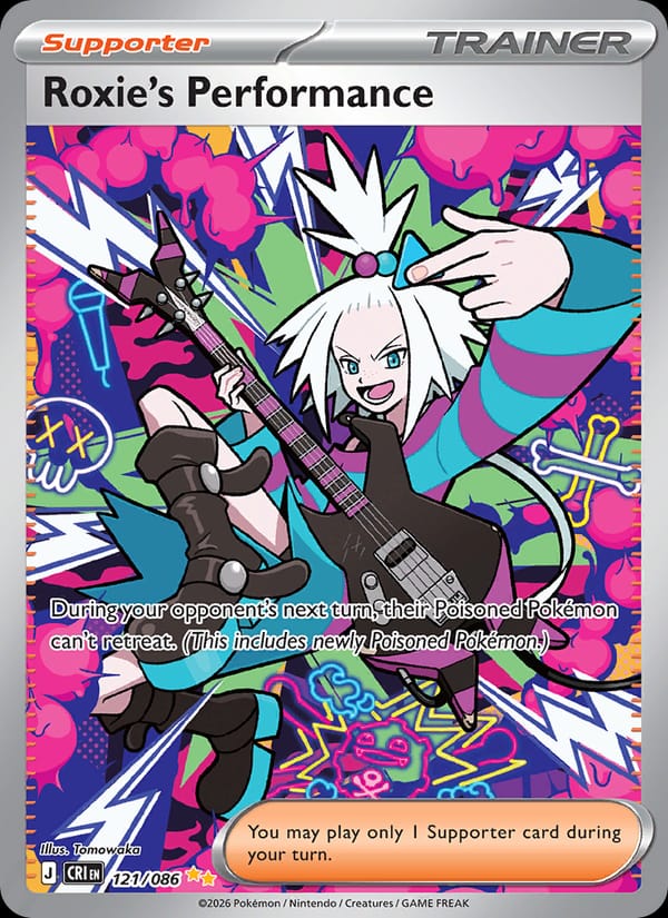 Roxie's Performance 121/086 Chaos Rising Pokémon card