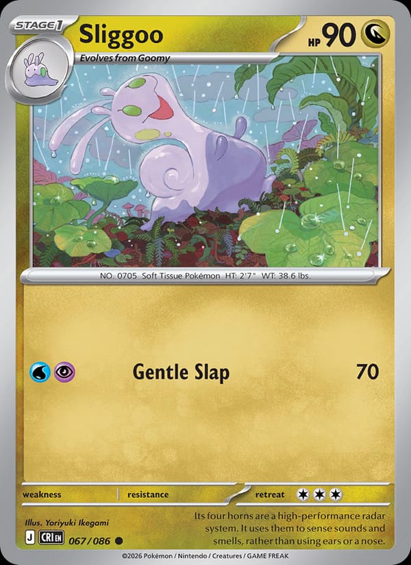 Sliggoo 067/086 Chaos Rising Pokémon card