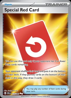 Special Red Card 113/086 Ultra Rare – Chaos Rising Pokémon card
