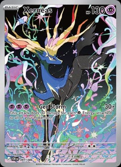 Xerneas 091/086 Illustration Rare – Chaos Rising Pokémon card