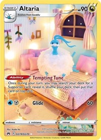 Altaria GG19/GG70 Ultra Rare – Crown Zenith Pokémon card