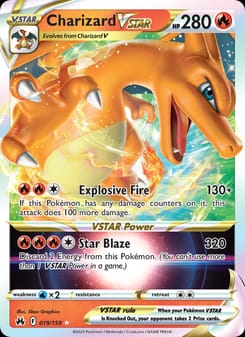 Charizard VSTAR 019/159 Ultra Rare – Crown Zenith Pokémon card