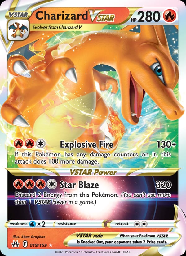 Charizard VSTAR 019/159 Crown Zenith Pokémon card