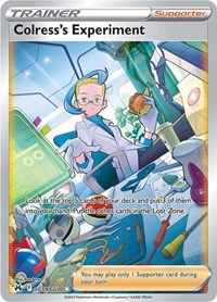 Colress's Experiment GG59/GG70 Ultra Rare – Crown Zenith Pokémon card