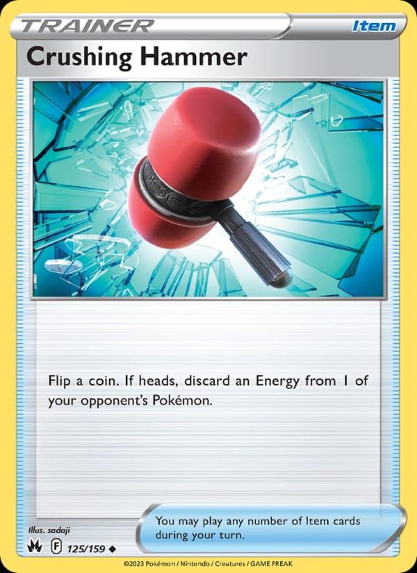 Crushing Hammer 125/159 Crown Zenith Pokémon card