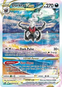 Darkrai VSTAR GG50/GG70 Ultra Rare – Crown Zenith Pokémon card