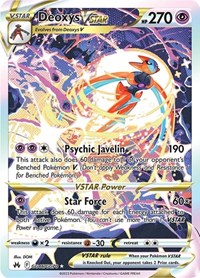 Deoxys VSTAR GG46/GG70 Ultra Rare – Crown Zenith Pokémon card